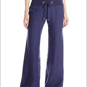 Lilly Pulitzer navy blue beach pants